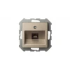 Розетка RJ45 Liregus Epsilon шампань 28-316 Розетка RJ45 Liregus Epsilon шампань 28-316