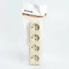 Розетка четырехместная 2P+PE Stekker Брест слоновая кость PST16-61-20 49052 Розетка четырехместная 2P+PE Stekker Брест слоновая кость PST16-61-20 49052