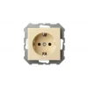 Розетка 2P+E Liregus Epsilon бежевый 28-0661 Розетка 2P+E Liregus Epsilon бежевый 28-0661