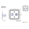 Розетка HDMI/TV оконечная Liregus Epsilon коричневый 28-1561