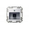 Розетка RJ11 Liregus Epsilon серебро 28-1851 Розетка RJ11 Liregus Epsilon серебро 28-1851