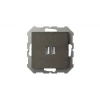 Розетка 2xUSB Liregus Epsilon антрацит 28-1136 Розетка 2xUSB Liregus Epsilon антрацит 28-1136