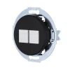 Розетка LK Studio компьютерная 2хRJ-45 кат. 6 с накладкой (черный) Vintage 886408-1 Розетка LK Studio компьютерная 2хRJ-45 кат. 6 с накладкой (черный) Vintage 886408-1