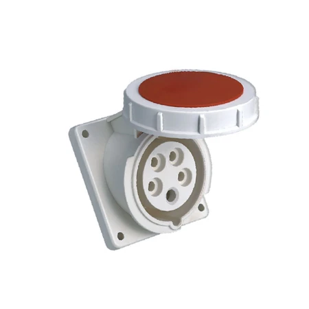 Розетка стационарная внутренняя угловая 4452 3Р+РЕ+N 125А 380В IP67 EKF PROxima ps-4452-125-380