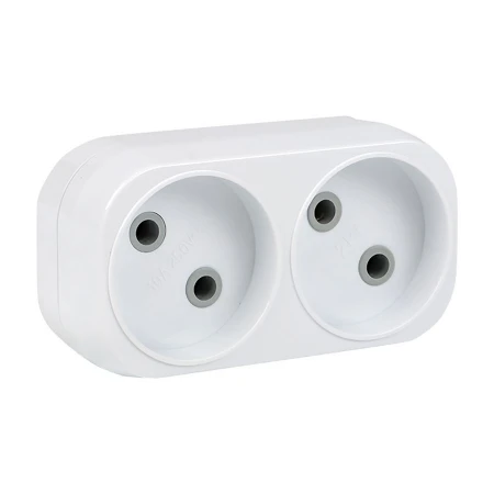 Разветвитель 2 гн. б/з плоский 6А 250B EKF PROxima ARP6-2