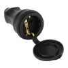 Розетка переносная влагозащищенная с крышкой 2P+PE 230V, 16 А, IP44 каучук PROconnect 111-004-4 Розетка переносная влагозащищенная с крышкой 2P+PE 230V, 16 А, IP44 каучук PROconnect 111-004-4