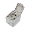 Розетка одноместная (керамика) Mini OG IP54, с заземлением, о/у, серая KRANZ KR-78-0815 Розетка одноместная (керамика) Mini OG IP54, с заземлением, о/у, серая KRANZ KR-78-0815