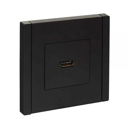 FORTE&PIANO Розетка HDMI FP140 черный IEK FP-H10-K02