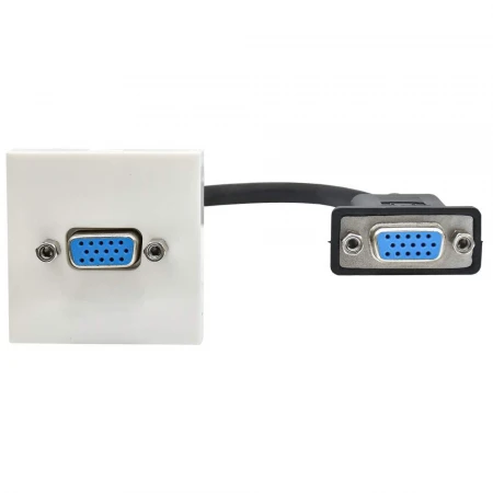 PRIMER РКМ-10-20-П Розетка мультимедийная VGA M/M (1 модуль) белая IEK PR-KK40D-RV-0-1-K01