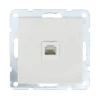 Розетка телефонная RJ-12 LK Studio LK60 белый 865504-1