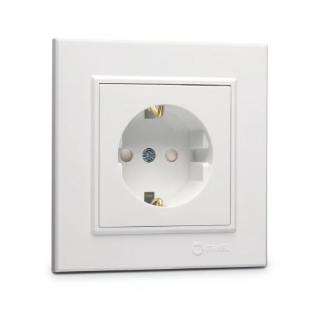 Розетка с/з с защт. для детей Makel Karea 56001058