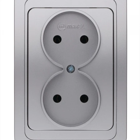 Розетка 2-я б/з Makel Mimoza 26617