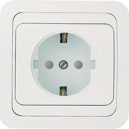 Розетка с/з с защт. для детей Makel Mimoza 12058