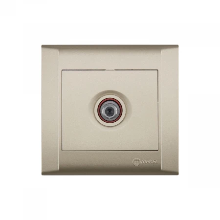 Розетка сателитная проходная Makel Defne 42057133