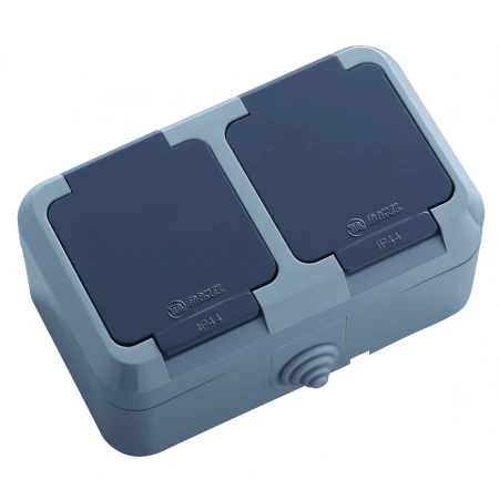 Розетка с крышкой + Розетка с крышкой Makel 18154