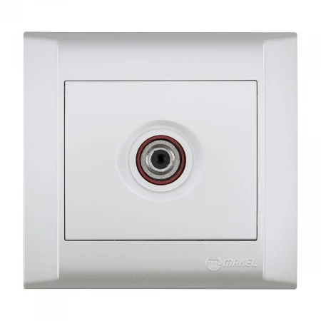Розетка сателитная проходная Makel Defne 42100133