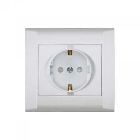 Розетка с/з с защт. для детей Makel Defne 42100058