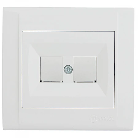 Розетка гнездо+гнездо Makel Defne 42001038