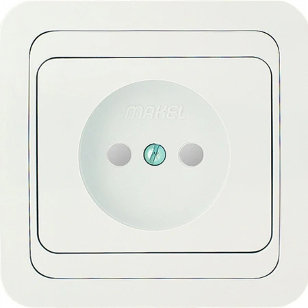 Розетка б/з с защт. для детей Makel Mimoza 12052