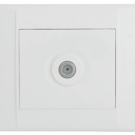 Розетка сателитная проходная Makel Defne 42001133
