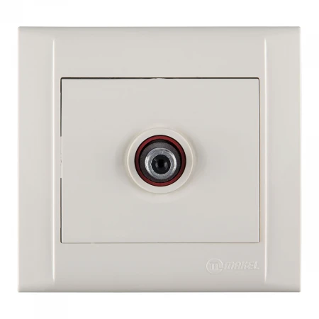 Розетка сателитная проходная Makel Defne 42010133