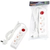 Удлинитель Uniel Ultra 3гн х 2м с/з S-GCU3-2B White UL-00010015