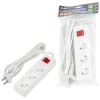 Удлинитель Uniel Ultra 3гн х 2м б/з S-CU3-2B White UL-00009994
