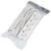 Удлинитель Uniel Ultra 4гн х 3м с/з S-GCU4-3 White UL-00010006