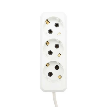 Удлинитель 3 гнезда, 5м, 3х1,0мм², с/з, белый REXANT 11-8735