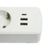 Удлинитель 3-местный c/з 3x1 мм2, 1,8 м, 250В, 10А, 2USB+1Type-C 2,4А, серия Home plus, белый STEKKER HM08-33-02 49970 Удлинитель 3-местный c/з 3x1 мм2, 1,8 м, 250В, 10А, 2USB+1Type-C 2,4А, серия Home plus, белый STEKKER HM08-33-02 49970