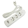 Удлинитель 3-местный c/з 3x1 мм2, 1,8 м, 250В, 10А, 2USB+1Type-C 2,4А, серия Home plus, белый STEKKER HM08-33-02 49970 Удлинитель 3-местный c/з 3x1 мм2, 1,8 м, 250В, 10А, 2USB+1Type-C 2,4А, серия Home plus, белый STEKKER HM08-33-02 49970