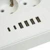 Удлинитель 3-местный c/з 3x1 мм2, 1,8 м, 250В, 10А, 4USB+2Type-C 2,4А, серия Home plus, белый STEKKER HM09-36-02 49972 Удлинитель 3-местный c/з 3x1 мм2, 1,8 м, 250В, 10А, 4USB+2Type-C 2,4А, серия Home plus, белый STEKKER HM09-36-02 49972