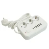 Удлинитель 3-местный c/з 3x1 мм2, 1,8 м, 250В, 10А, 4USB+2Type-C 2,4А, серия Home plus, белый STEKKER HM09-36-02 49972 Удлинитель 3-местный c/з 3x1 мм2, 1,8 м, 250В, 10А, 4USB+2Type-C 2,4А, серия Home plus, белый STEKKER HM09-36-02 49972