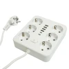 Удлинитель 6-местный c/з 3x1 мм2, 3 м, 250В, 10А, 4USB+2Type-C 2,4А, серия Home plus, белый STEKKER HM09-66-02 49982 Удлинитель 6-местный c/з 3x1 мм2, 3 м, 250В, 10А, 4USB+2Type-C 2,4А, серия Home plus, белый STEKKER HM09-66-02 49982