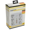 Удлинитель 6-местный c/з 3x1 мм2, 3 м, 250В, 10А, 4USB+2Type-C 2,4А, серия Home plus, белый STEKKER HM09-66-02 49982 Удлинитель 6-местный c/з 3x1 мм2, 3 м, 250В, 10А, 4USB+2Type-C 2,4А, серия Home plus, белый STEKKER HM09-66-02 49982