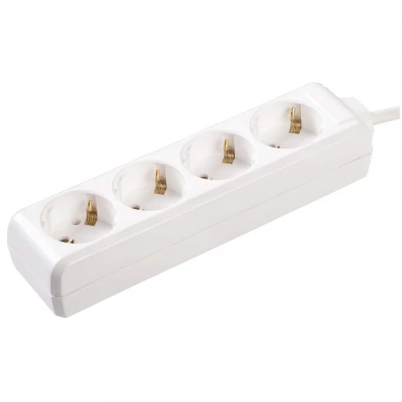 Удлинитель У04 4 места 2P+PE/1,5м 3х1мм2 16А/250В IEK WYP10-16-04-01-Z-17