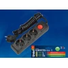 Удлинитель Uniel 2гн х 3м с/з Standard S-GCD3-3B Black UL-00003608 Удлинитель Uniel 2гн х 3м с/з Standard S-GCD3-3B Black UL-00003608