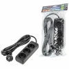 Удлинитель Uniel Ultra 3гн х 3м б/з S-CU3-3 Black UL-00009983