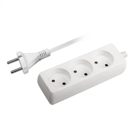 Удлинитель ФАZA 3гн 1,5м б/з шторки FE-03-150