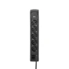 Фильтр сетевой 5 гнезд, 5м, 3х1,5мм², с автовыкл, 2 USB, черный KRANZ 13-4703 Фильтр сетевой 5 гнезд, 5м, 3х1,5мм², с автовыкл, 2 USB, черный KRANZ 13-4703