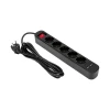 Удлинитель STANDARD 5 гнезд, 3м, 3х1,0мм², с/з, с выключателем, 2 USB, черный REXANT 13-4041 Удлинитель STANDARD 5 гнезд, 3м, 3х1,0мм², с/з, с выключателем, 2 USB, черный REXANT 13-4041