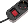 Удлинитель STANDARD 5 гнезд, 5м, 3х1,0мм², с/з, с выключателем, 2 USB, черный REXANT 13-4042 Удлинитель STANDARD 5 гнезд, 5м, 3х1,0мм², с/з, с выключателем, 2 USB, черный REXANT 13-4042