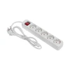 Удлинитель STANDARD 5 гнезд, 1,5м, 3х1,0мм², с/з, с выключателем, белый REXANT 13-4031 Удлинитель STANDARD 5 гнезд, 1,5м, 3х1,0мм², с/з, с выключателем, белый REXANT 13-4031