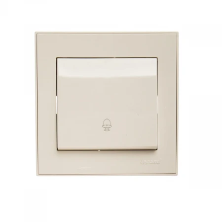 Кнопка звонка Lezard Rain белый 703-0202-103