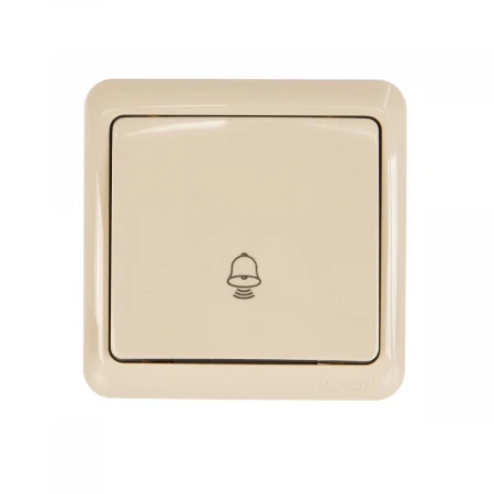 Кнопка звонка Lezard Viola кремовый 751-0300-103