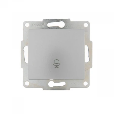 Кнопка звонка Lezard Karina матовое серебро 707-4388-103