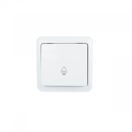 Кнопка звонка Lezard Viola белый 751-0200-103