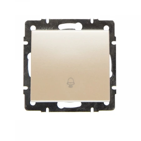 Кнопка звонка Lezard Rain белый жемчуг 703-3088-103