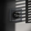 Терморегулятор электронный Voltum S70 с индикацией и датчиком, для теплого пола, (графит) VLS070107