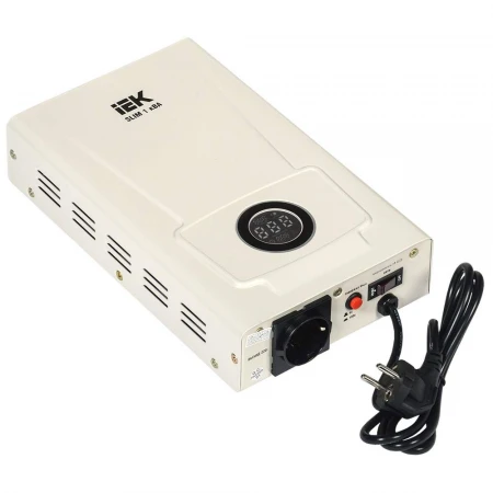 Стабилизатор напряжения настенный SLIM 1кВА IEK IVS22-1-001-09